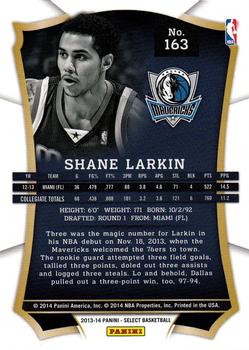 2013-14 Panini Select #163 Shane Larkin Back