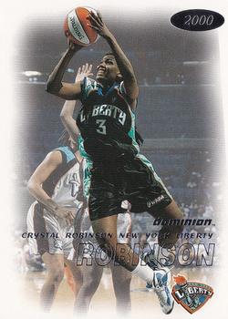 2000 SkyBox Dominion WNBA #6 Crystal Robinson Front