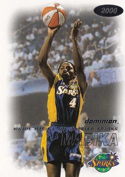 2000 SkyBox Dominion WNBA #10 Mwadi Mabika Front
