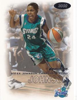 2000 SkyBox Dominion WNBA #24 Niesa Johnson Front