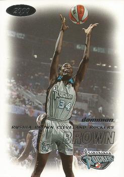 2000 SkyBox Dominion WNBA #25 Rushia Brown Front