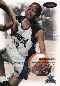 2000 SkyBox Dominion WNBA #58 Linda Burgess Front