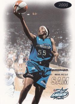 2000 SkyBox Dominion WNBA #66 Sheri Sam Front