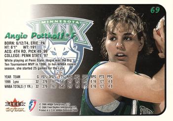 2000 SkyBox Dominion WNBA #69 Angie Potthoff Back