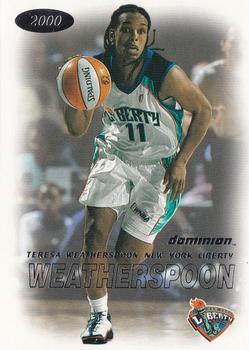 2000 SkyBox Dominion WNBA #74 Teresa Weatherspoon Front