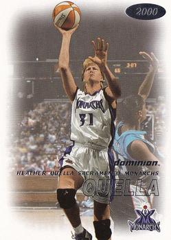 2000 SkyBox Dominion WNBA #77 Heather Quella Front