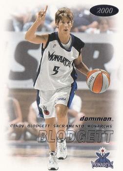 2000 SkyBox Dominion WNBA #80 Cindy Blodgett Front