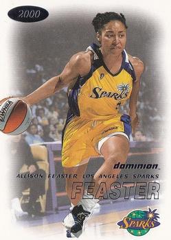 2000 SkyBox Dominion WNBA #92 Allison Feaster Front
