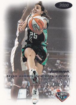 2000 SkyBox Dominion WNBA #93 Becky Hammon Front