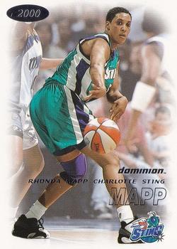 2000 SkyBox Dominion WNBA #99 Rhonda Mapp Front