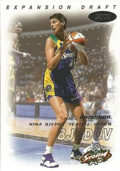 2000 SkyBox Dominion WNBA #106 Nina Bjedov Front