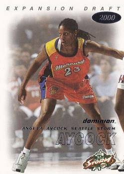 2000 SkyBox Dominion WNBA #109 Angela Aycock Front