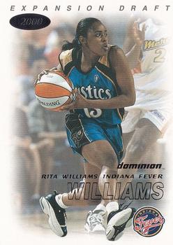 2000 SkyBox Dominion WNBA #114 Rita Williams Front
