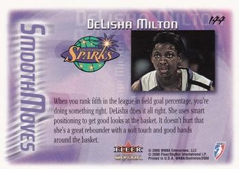 2000 SkyBox Dominion WNBA #144 DeLisha Milton Back