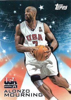 2000 Topps Team USA #12 Alonzo Mourning Front