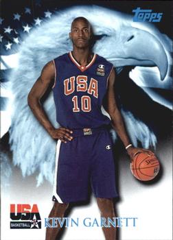 2000 Topps Team USA #71 Kevin Garnett Front