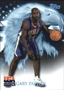 2000 Topps Team USA #74 Gary Payton Front