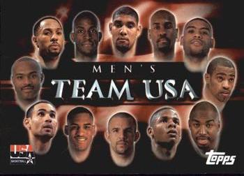 2000 Topps Team USA #93 Team USA Men's Front
