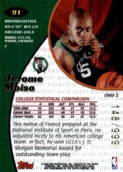 2000-01 Topps Gold Label - Class 2 #91 Jerome Moiso Back