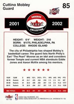 2001-02 Fleer Shoebox #85 Cuttino Mobley Back