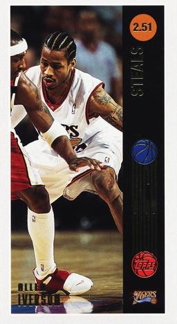 2001-02 Topps High Topps #95 Allen Iverson Front