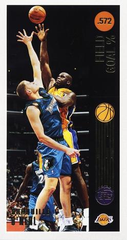 2001-02 Topps High Topps #97 Shaquille O'Neal Front