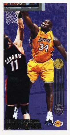 2001-02 Topps High Topps #102 Shaquille O'Neal Front