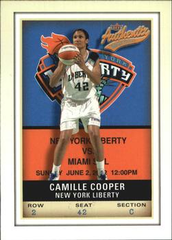 2002 Fleer Authentix WNBA #72 Camille Cooper Front