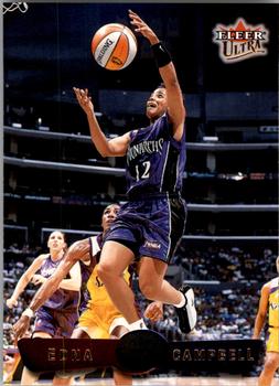 2002 Ultra WNBA #19 Edna Campbell Front