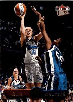 2002 Ultra WNBA #54 Ann Wauters Front