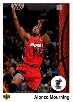 2002-03 UD Authentics #41 Alonzo Mourning Front