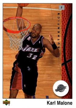 2002-03 UD Authentics #85 Karl Malone Front