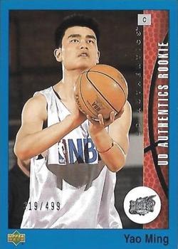2002-03 UD Authentics #132 Yao Ming Front