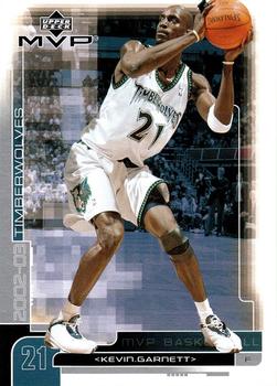 2002-03 Upper Deck MVP #105 Kevin Garnett Front