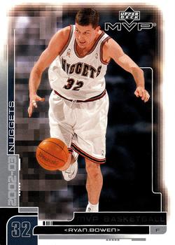 2002-03 Upper Deck MVP #43 Ryan Bowen Front