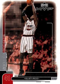 2002-03 Upper Deck MVP #64 Glen Rice Front