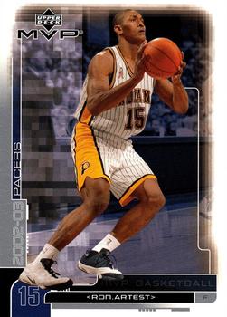 2002-03 Upper Deck MVP #70 Ron Artest Front