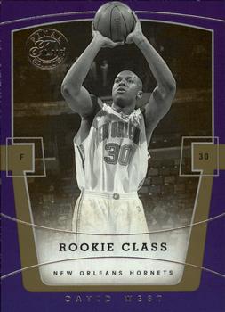 2003-04 Flair Final Edition #73 David West Front