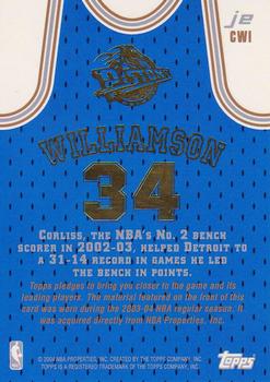 2003-04 Topps Jersey Edition #CWI Corliss Williamson Back