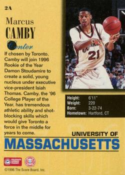 Stephon Marbury Basketball Card (Georgia Tech) 1996 Score Board Draft Day  Rookie #3B