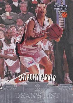 1997 Score Board Rookies - Dean's List #35 Anthony Parker Front