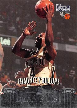 1997 Score Board Rookies - Dean's List #45 Chauncey Billups Front