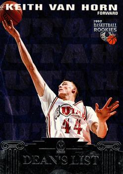 1997 Score Board Rookies - Dean's List #64 Keith Van Horn Front