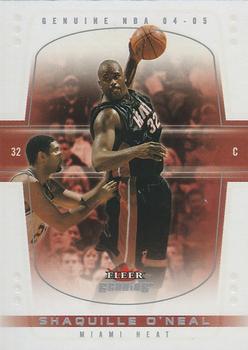 2004-05 Fleer Genuine #85 Shaquille O'Neal Front