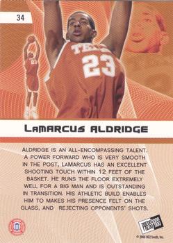 2006 Press Pass #34 LaMarcus Aldridge Back