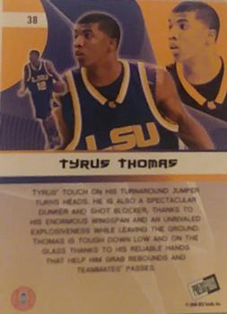 2006 Press Pass #38 Tyrus Thomas Back