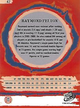 2006 Press Pass #42 Raymond Felton Back