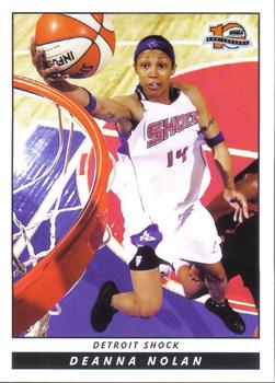 2006 Rittenhouse WNBA #50 Deanna Nolan Front