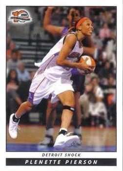 2006 Rittenhouse WNBA #9 Plenette Pierson Front