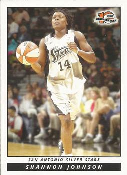 2006 Rittenhouse WNBA #23 Shannon Johnson Front
